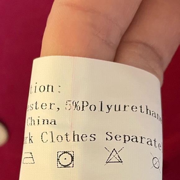 Women’s Red Plaid Print Panel Hooded Midi Dress Size 6 NWOT - Picture 11 of 11